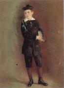 Pierre Renoir The Schoolboy(Andre Berard) Sweden oil painting artist